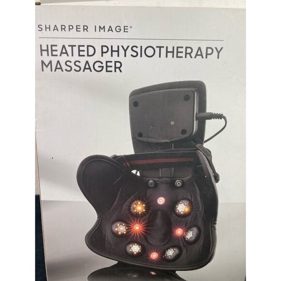 Sharper Image Heated Portable Physiotherapy Massager Multiple Heads Personal - Picture 2 of 11